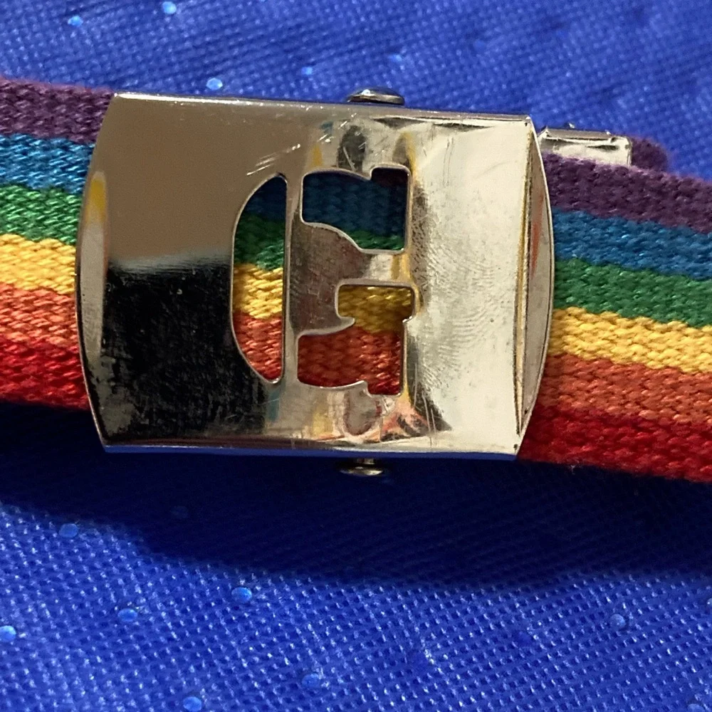 Kids Rainbow Belt - G Buckle